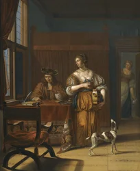 Der Geldwechsler, 1675