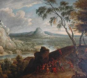 Landschaft mit Banditen im Hinterhalt