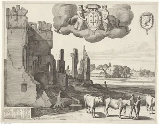 Ansicht von Haarlem (linkes Blatt)