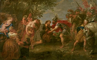 Jakob trifft seinen Bruder Esau