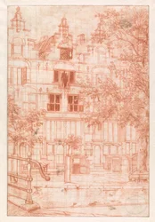 Nach einem Brand an der Herengracht im Jahr 1683
