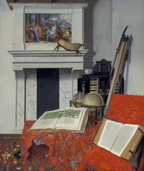 Stillleben mit Variationen (Ecke eines Raumes)