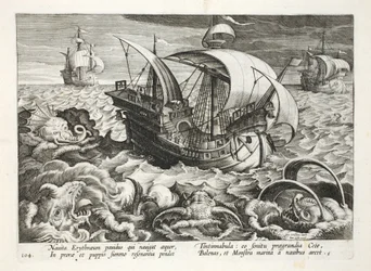 Jagd auf Meereskreaturen, Tafel 84, Illustration aus 