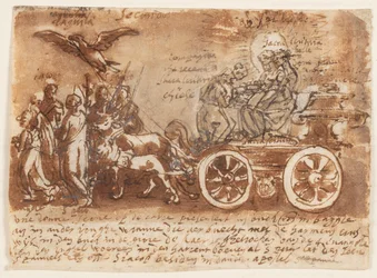 Vorstudie für den Triumph der Heiligen Schrift