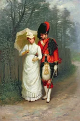 Ein Offizier und seine Dame