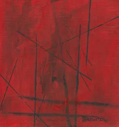 Abstrakte rote Linien