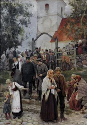Nach der Kirche