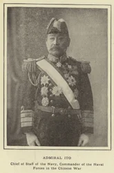 Admiral Ito, Stabschef der Marine, Kommandant der Seestreitkräfte im Chinesischen Krieg