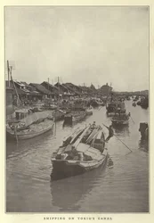 Schifffahrt auf Tokios Kanal