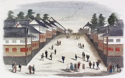 Eine Straße im Princes Quarter, Jeddo