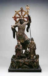 Figur einer Schutzgottheit, Kamakura-Periode, 12.-14. Jahrhundert