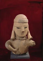 Haniwa-Figur, 250-550 (roter Ton)