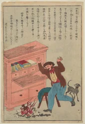 Thomas Carlyle, aus der Serie Leben großer Menschen des Abendlandes, ca. 1870