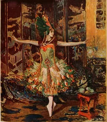 Tamara Karsavina. Titelbild der Jugendzeitschrift, 1914