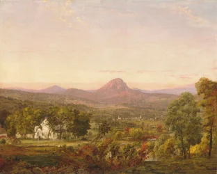 Herbstlandschaft, Sugar Loaf Mountain, Orange County, New York