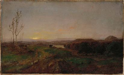 Früher Abendlandschaft