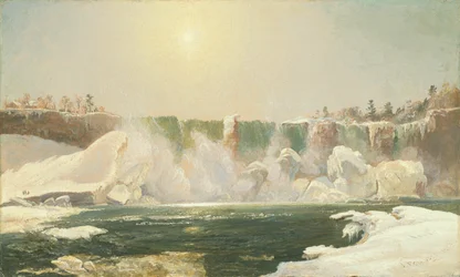 Niagarafälle im Winter, 1868
