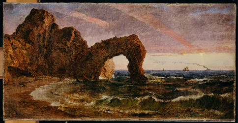 Sonnenuntergang in Etretat, 1894