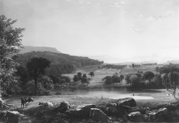 Ansicht bei Sherburne, Chenango County, New York