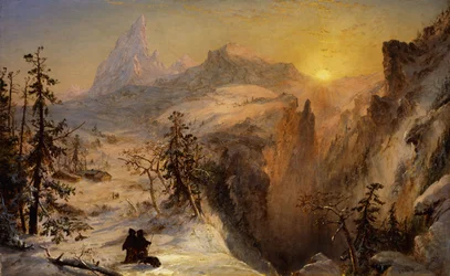Winter in der Schweiz, 1860