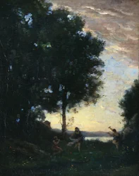 Tanzende Faune und Nymphen