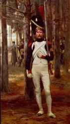 Fußgrenadier der Kaiserlichen Garde, von Edouard Detaille