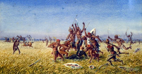 Der kaiserliche Prinz wird in Zululand getötet