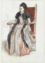 Ekaterina Mavrocordato, geb. Catherine Rosetti, Prinzessin von Moldawien, Ehegattin des Constantin Mavrocordato