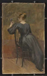 Porträt von Suzanne Valadon (1865-1938), im Alter von 20 Jahren, um 1885