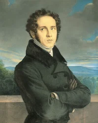 Porträt des italienischen Opernkomponisten Vincenzo Bellini