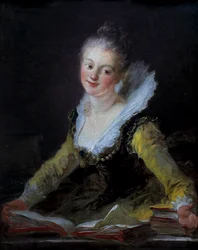 Fantasiefigur. Vermutetes Porträt von Anne-Louise Brillon de Jouy
