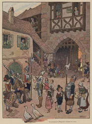 Die Bürger von Riquewihr werden zu den Waffen gerufen