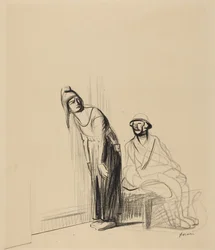 Auf der Friedenskonferenz, um 1919