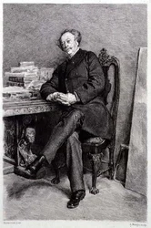 Alexandre Dumas fils (1824-95), französischer Romanautor und Dramatiker