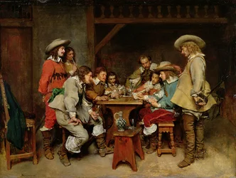 Unschuldige und Kartenschwindler: Ein Spiel von Piquet