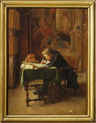 Junger Mann bei der Arbeit