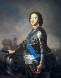Porträt von Peter I., bekannt als Peter der Große