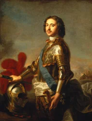Porträt von Peter I. oder Peter der Große