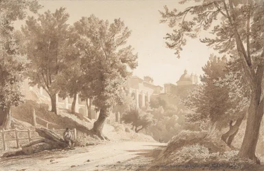 Ansicht von Ariccia, 1853