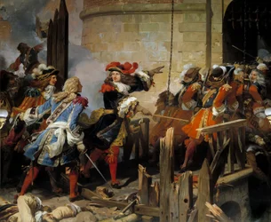 Sturm auf Valenciennes durch Ludwig XIV. am 17.03.1677