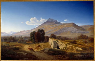 Ansicht des Isère-Tals bei Saint Egreve