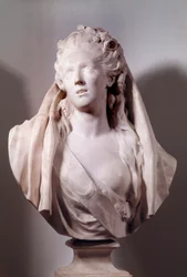 Büste von Sophie Arnould, Sängerin, dargestellt in der Rolle der Iphigenie