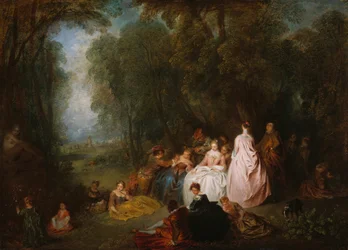 Fête champêtre Pastoralversammlung, 1718-21