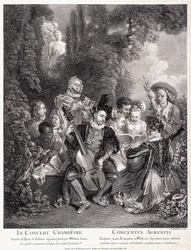 Das ländliche Konzert, 1735