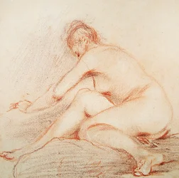 Nackte Frau