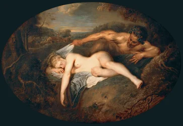 Nymphe und Satyr: Jupiter und Antiope