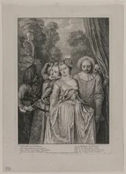 Die Kleidung ist italienisch, 1715-1716