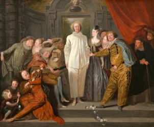 Die italienischen Komödianten, ca. 1720