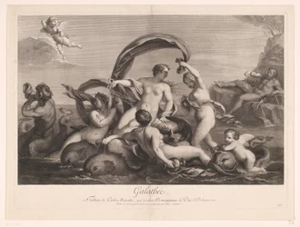 Galatea von Polyphemus beobachtet