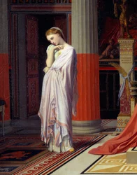 Antiochus und Stratonice. Detail, das Stratonice darstellt